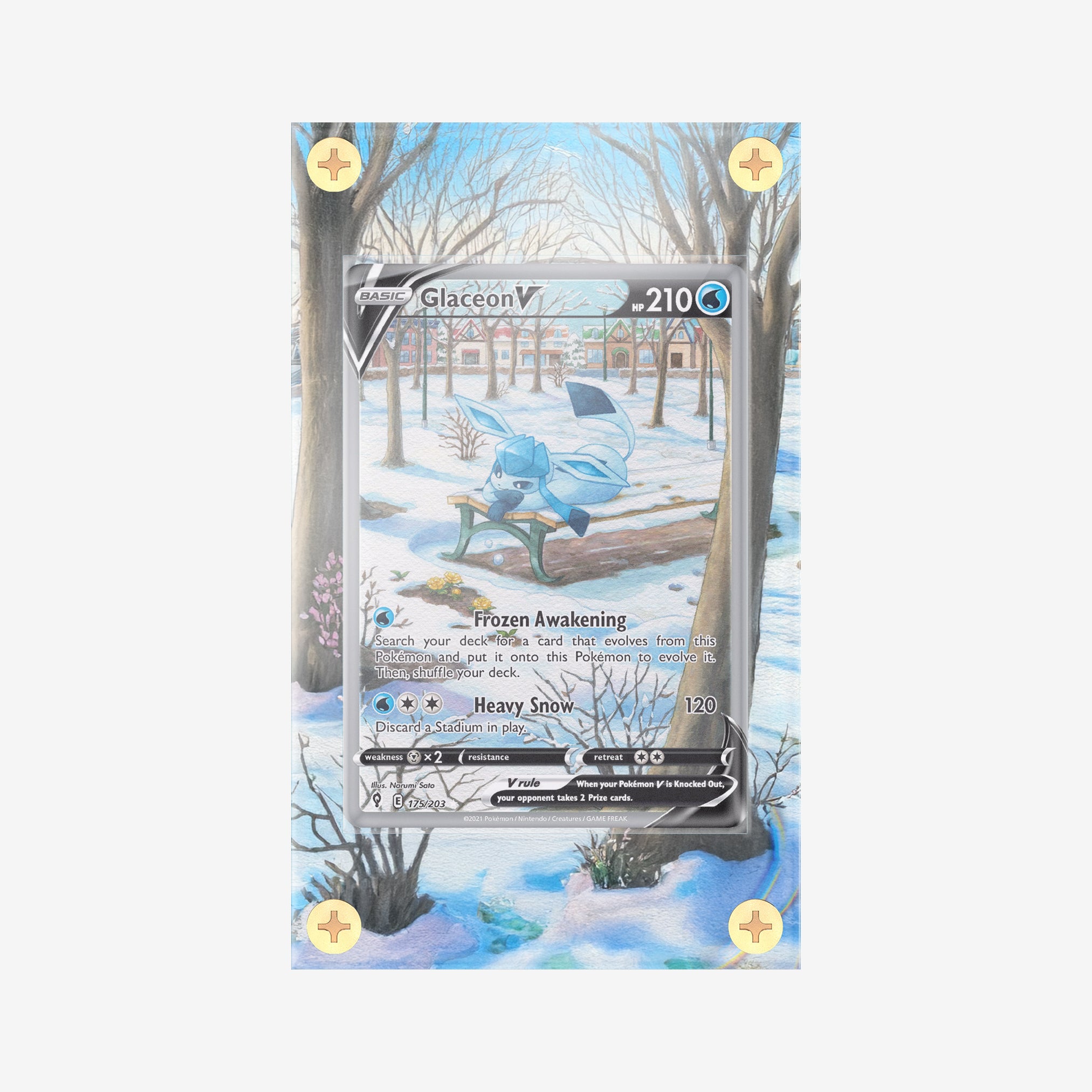 Glaceon VSTAR #GG40/GG70 : Crown Zenith - Pokemon Infinity Frames