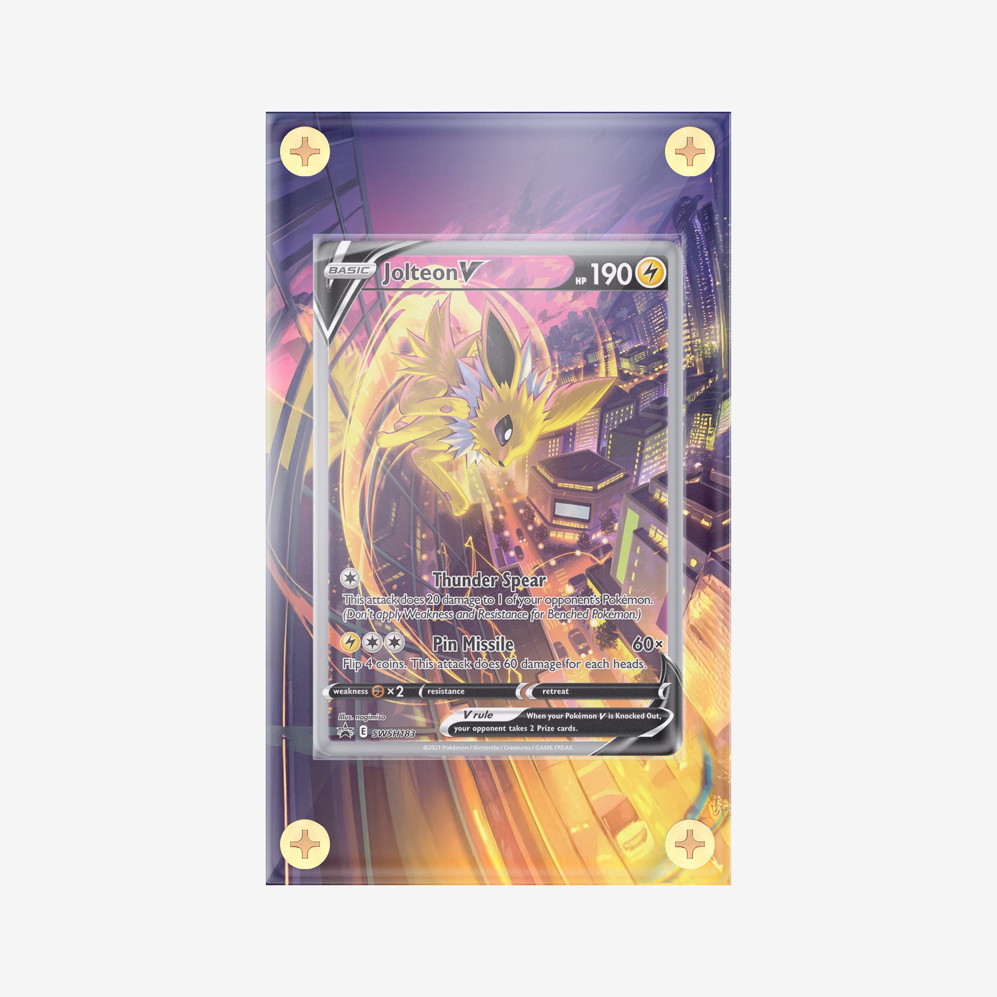 Jolteon SWSH183: Evolving Skies - Pokemon Infinity Frames