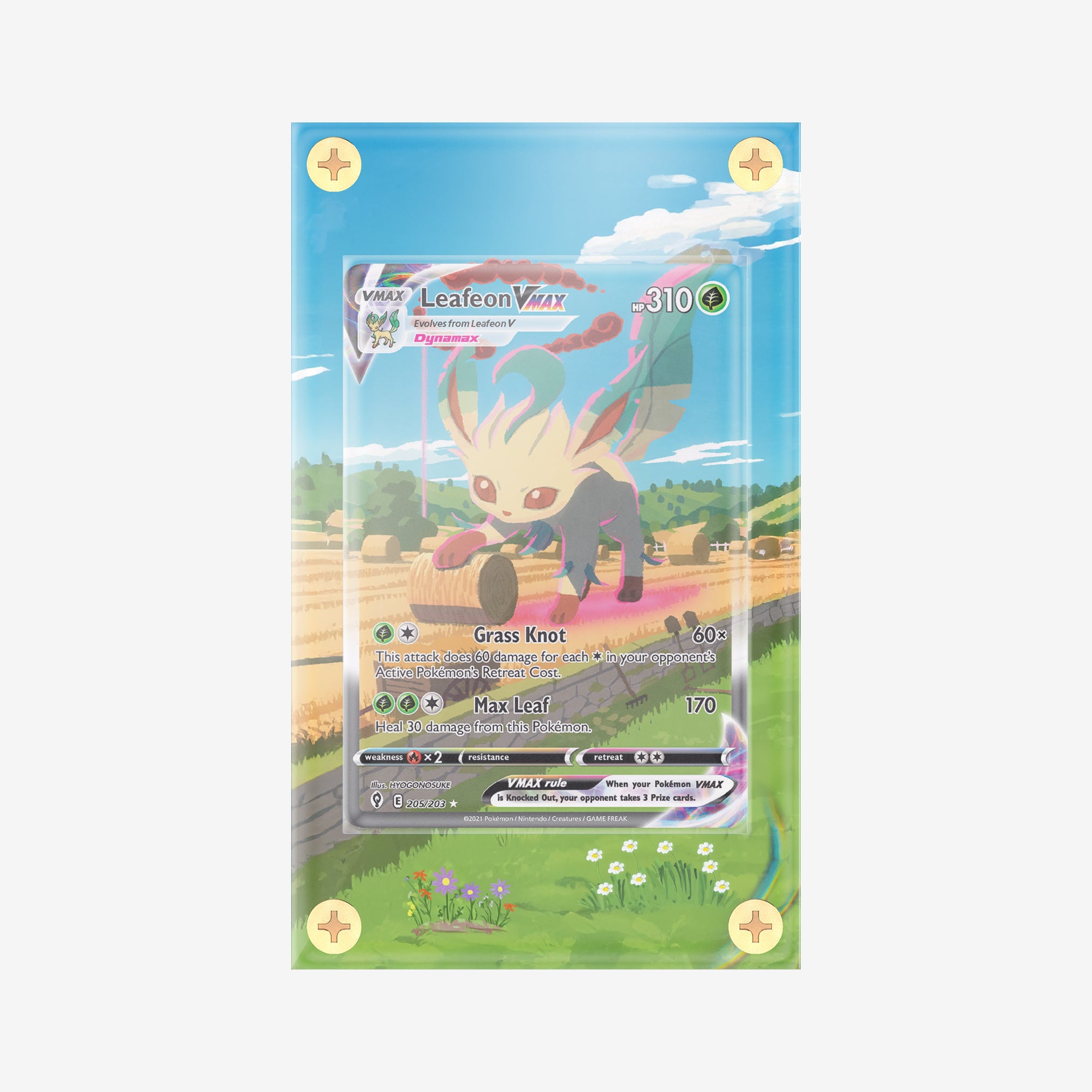 Leafeon VMAX #205/203 : Evolving Skies - Pokemon Infinity Frames