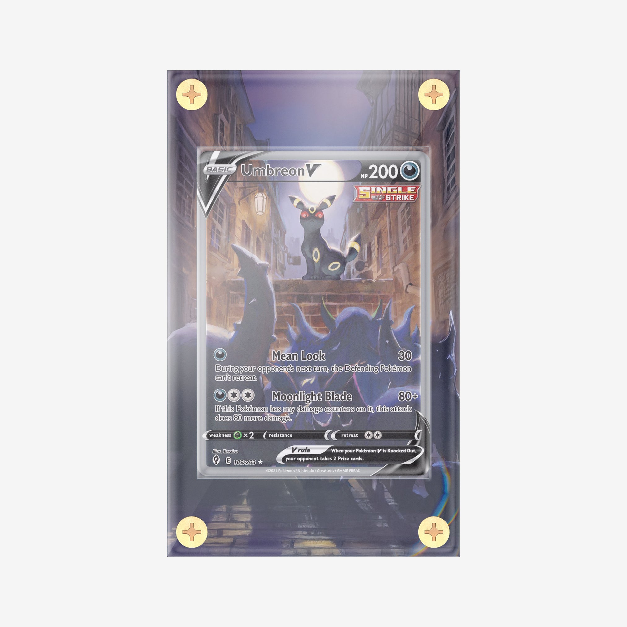 Umbreon V #189/203 : Evolving Skies - Pokemon Infinity Frames