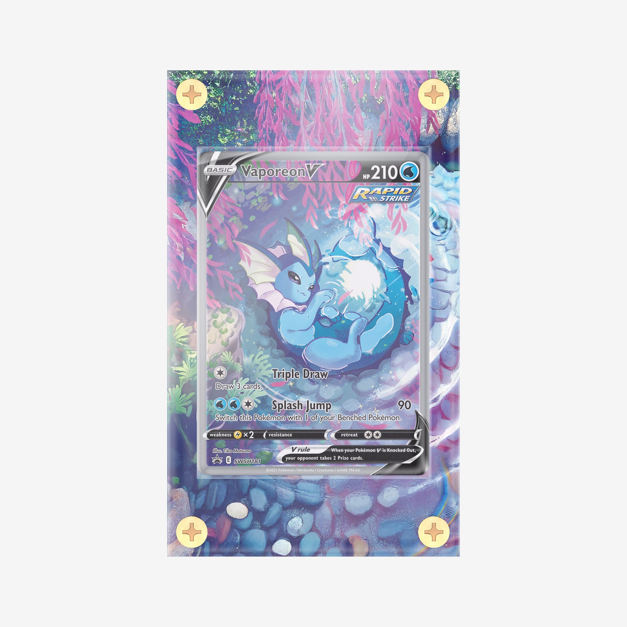 Vaporeon #SWSH181 - Pokemon Infinity Frames