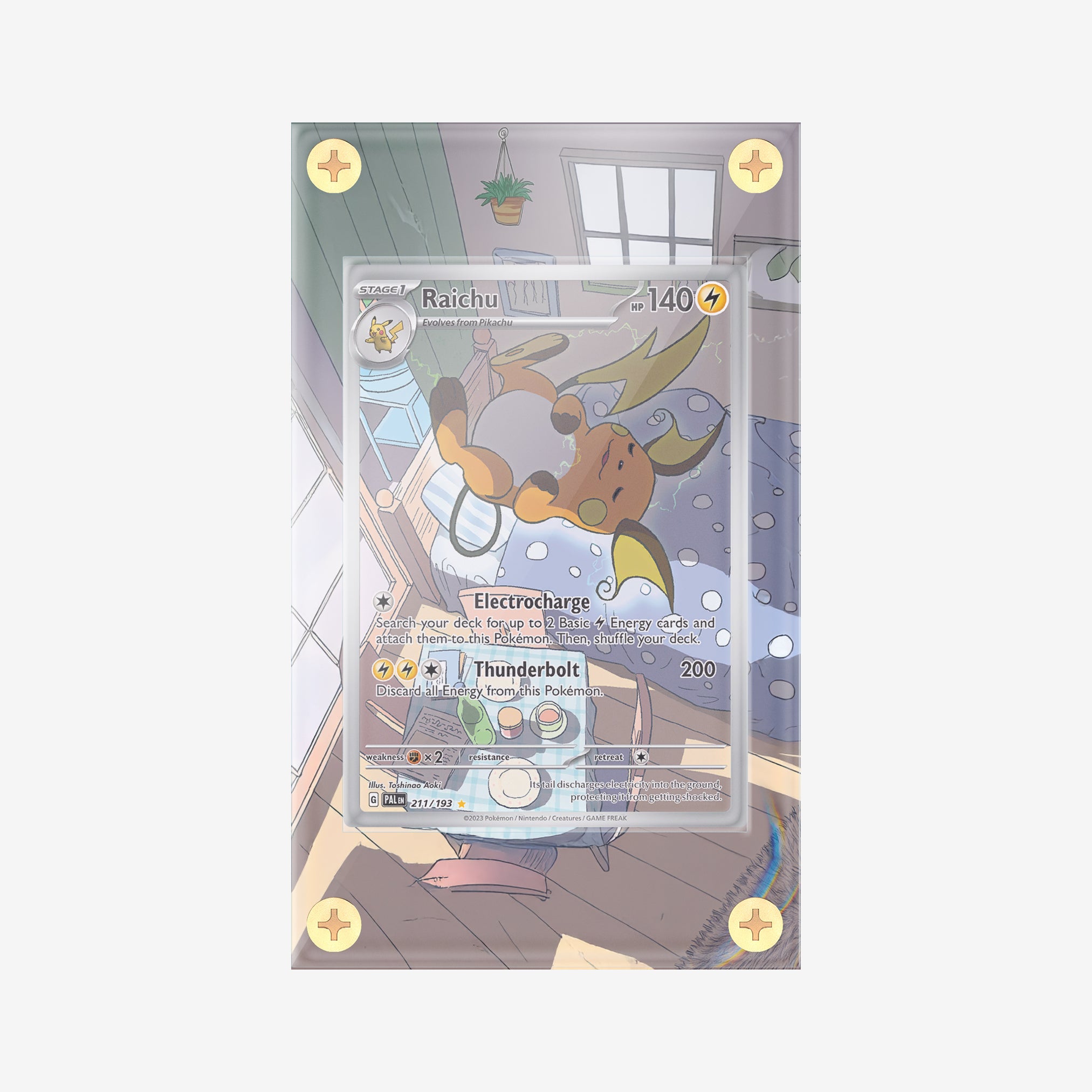 Raichu #211/193 : Paldea Evolved - Pokemon Infinity Frames