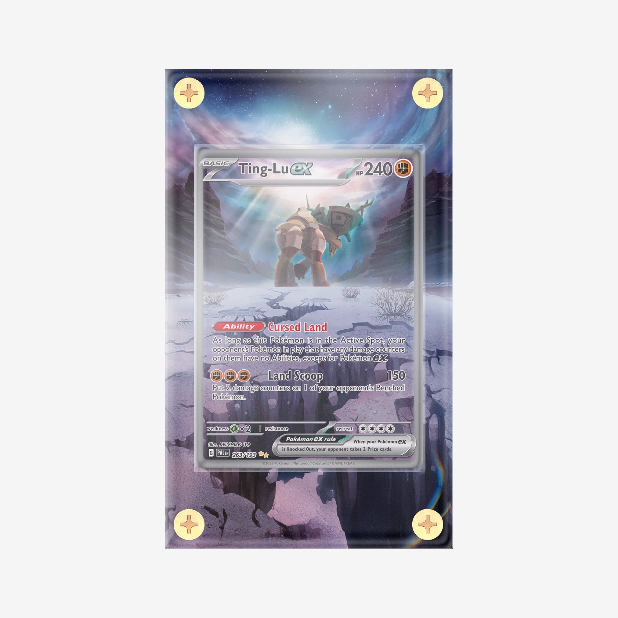 Ting-Lu #263/193 : Paldea Evolved - Pokemon Infinity Frames