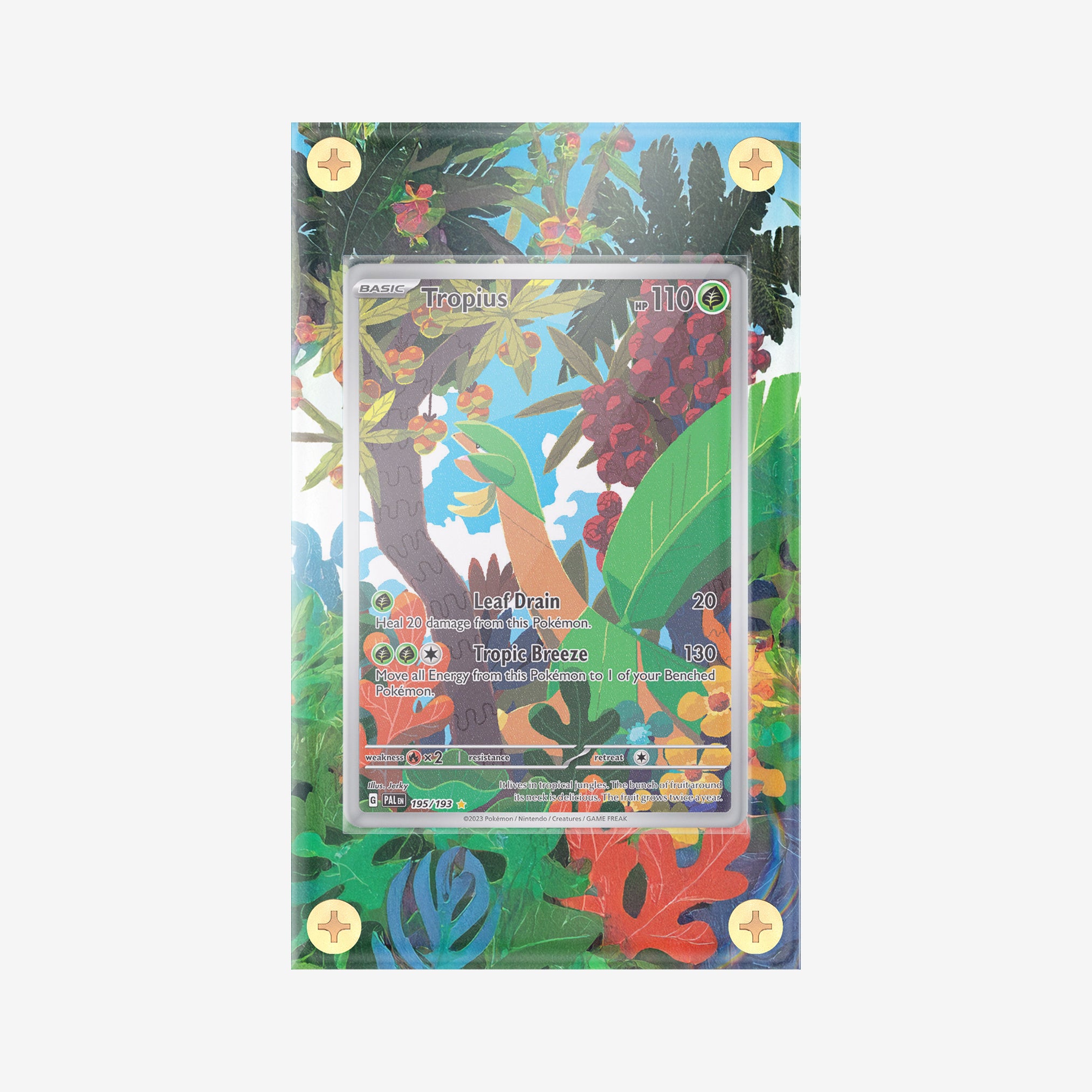 Tropius #195/193 : Paldea Evolved - Pokemon Infinity Frames