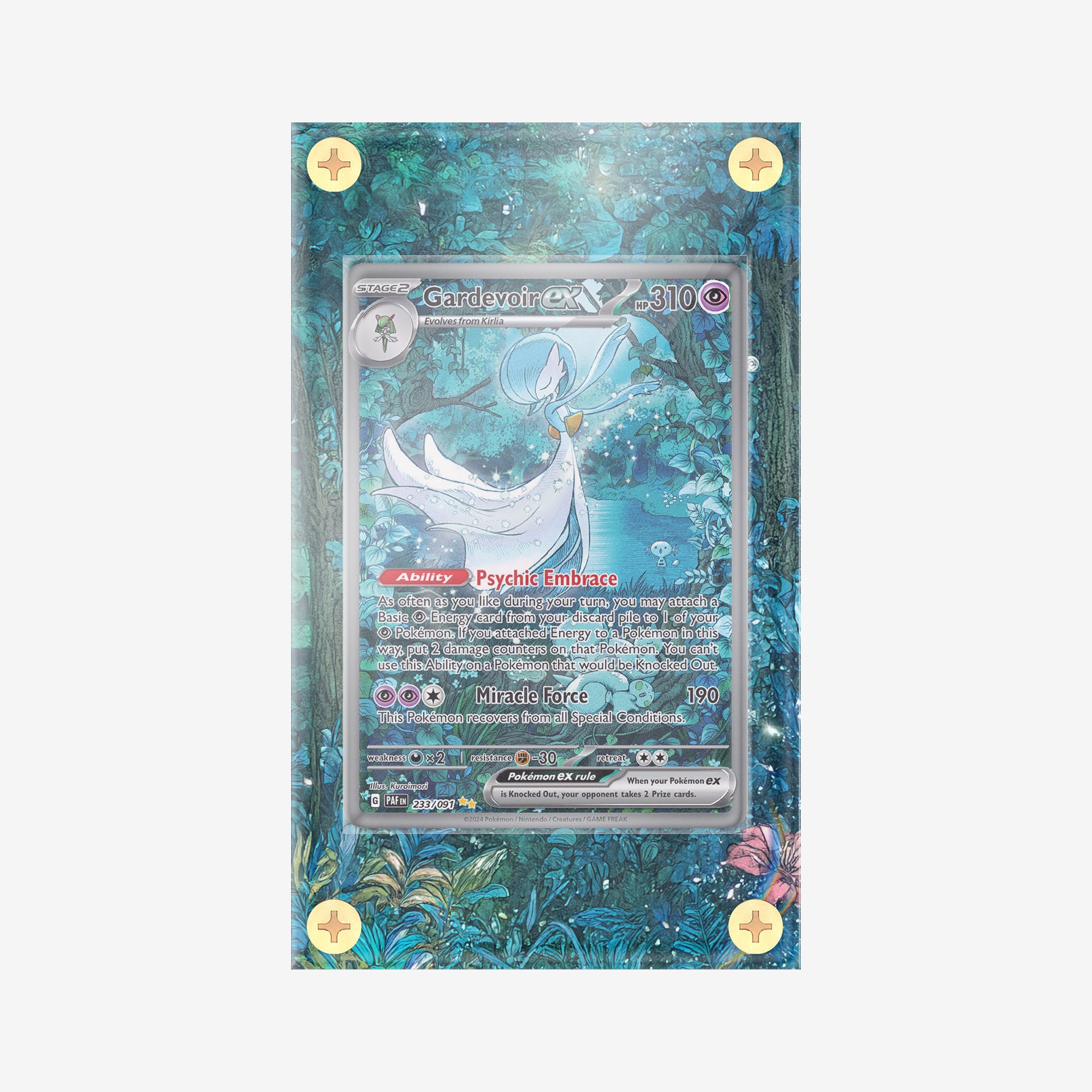 Gardevoir Ex #223/091 : Paldean Fates - Pokemon Infinity Frames