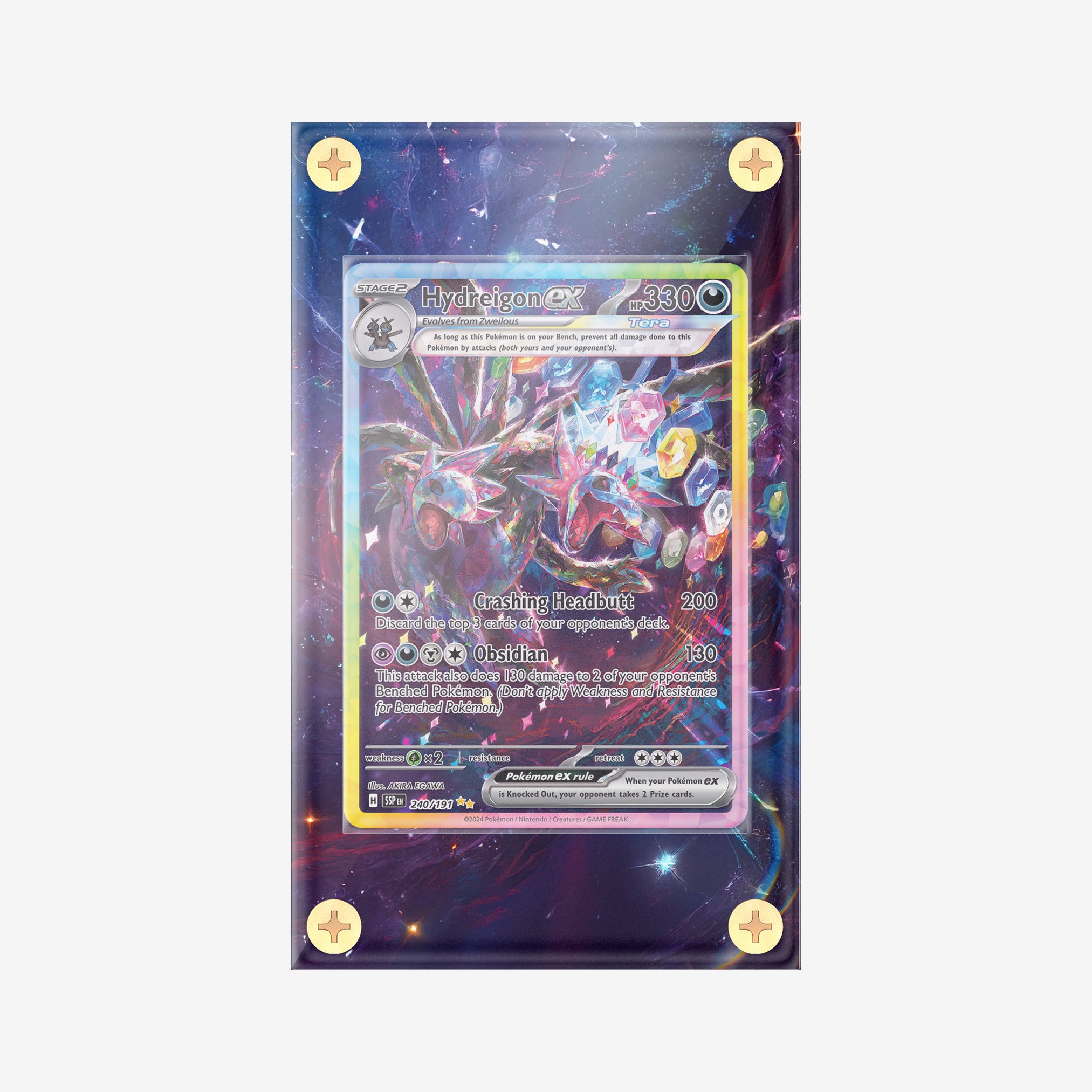 Hydreigon Ex #240/191 : Surging Sparks - Pokemon Infinity Frames