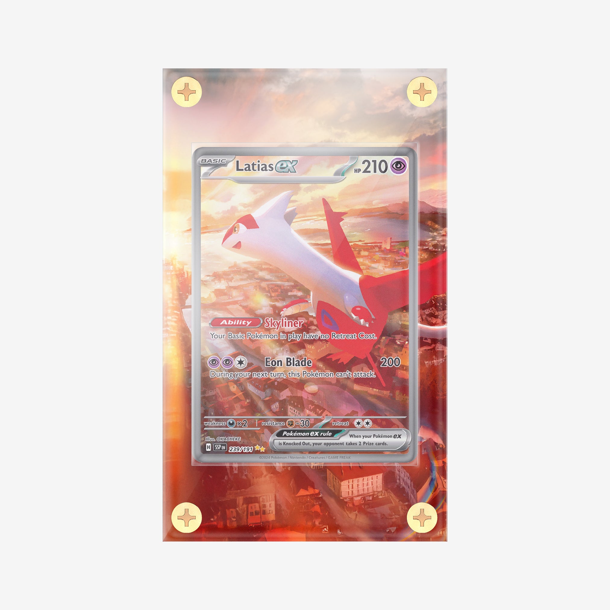 Latias Ex #239/191 : Surging Sparks - Pokemon Infinity Frames