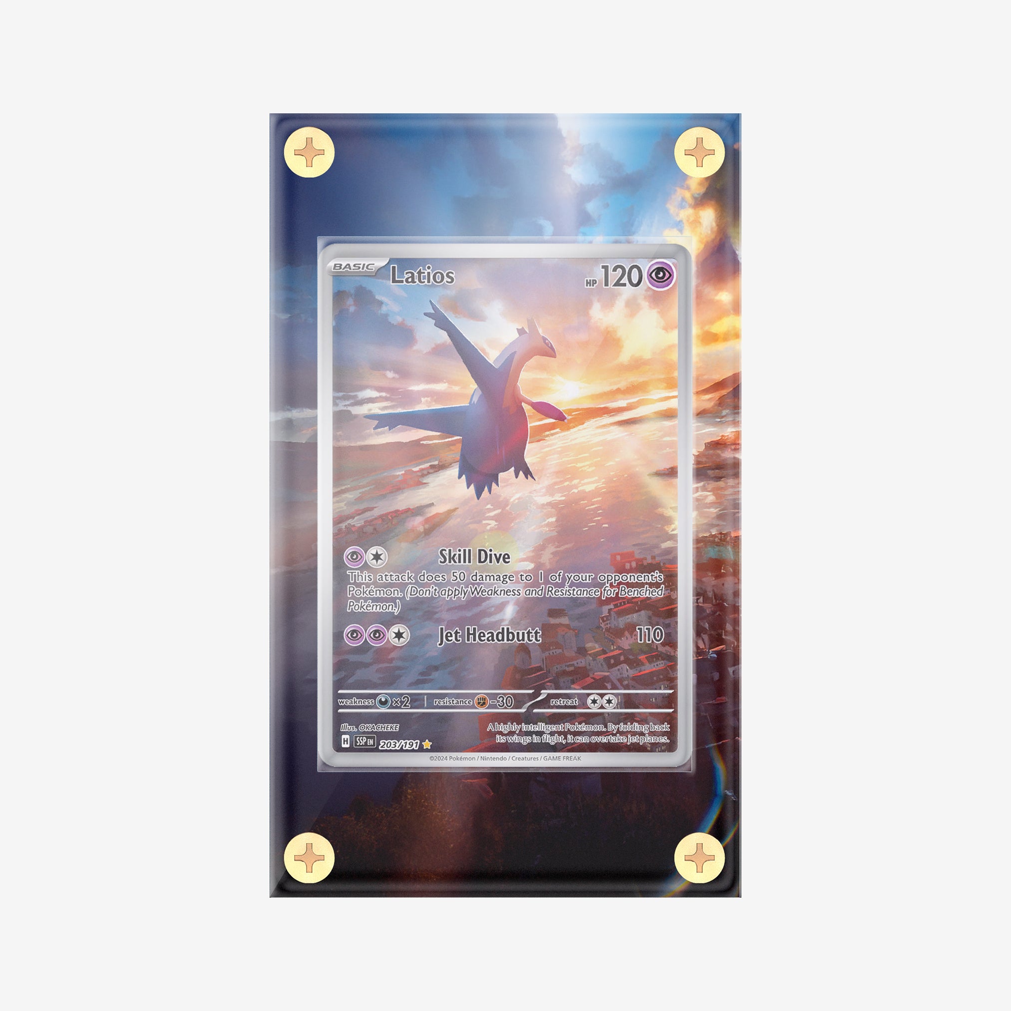 203 191 pokemon card Latios 203/191 Alternative Pokmon Secret Gallery - Ultraboost X Scarlet and Purple 8 Sparks RaritySpecial Illustration Rare Hit Points300 HP Metal Latios 203/191 Sv08: Surging Sparks
