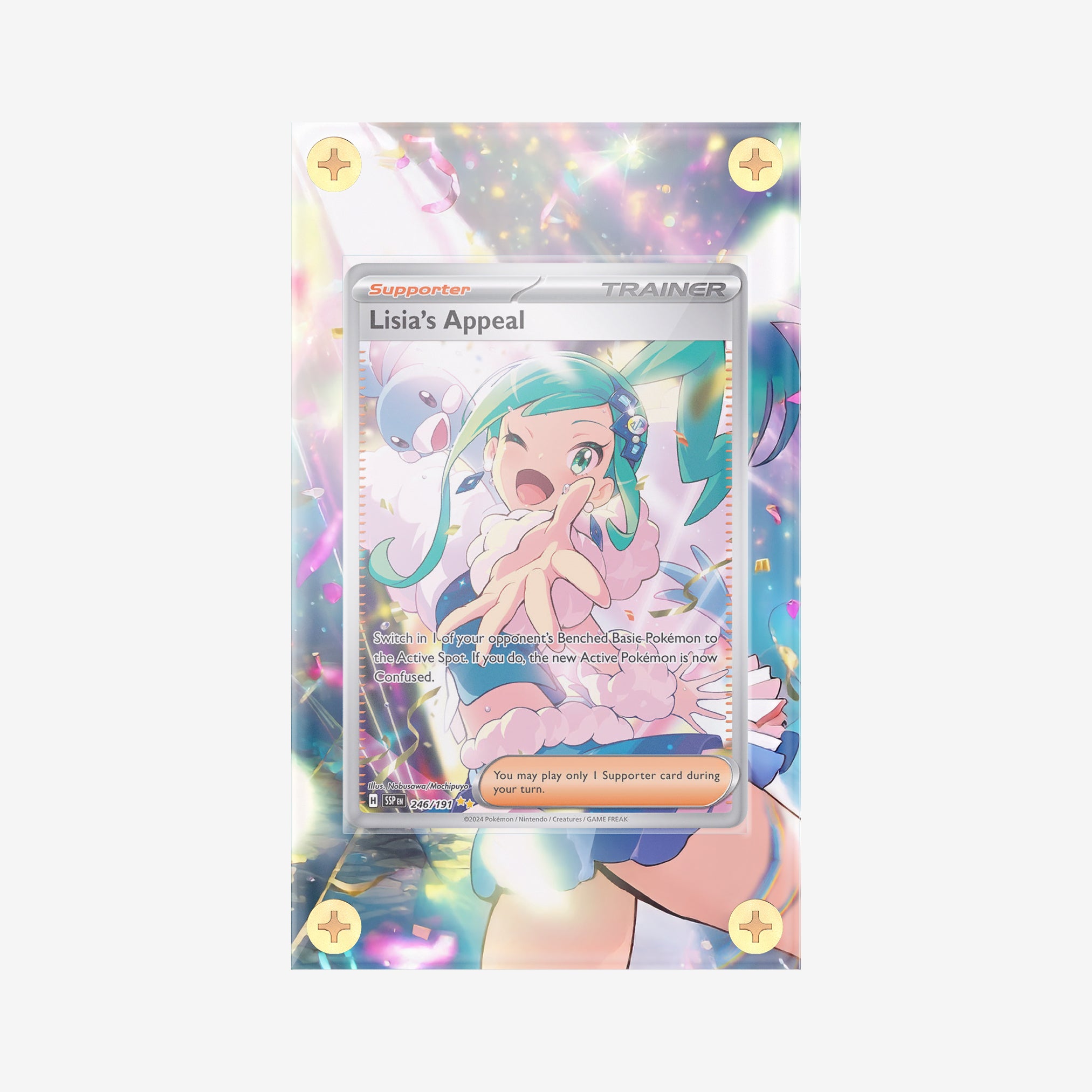 Lisia's Appeal #246/191 : Surging Sparks - Pokemon Infinity Frames