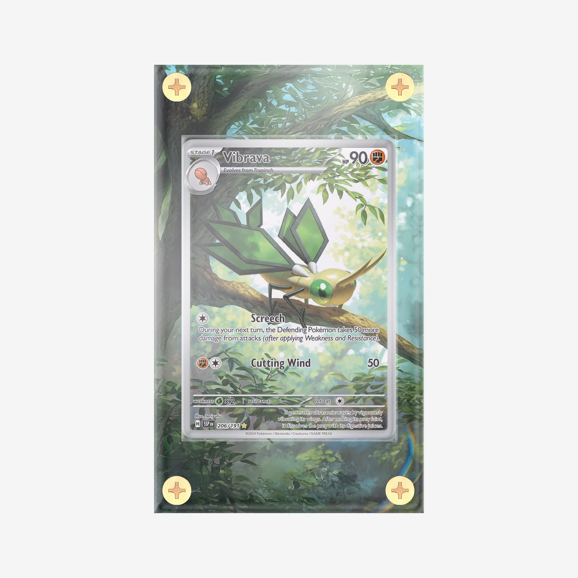 Vibrava #206/191 : Surging Sparks - Pokemon Infinity Frames