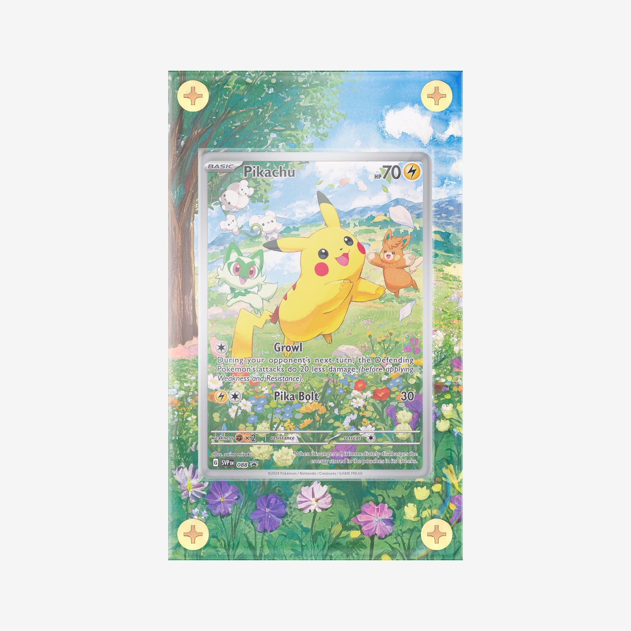 Pikachu 088 PROMO: S&V - Pokemon Infinity Frames