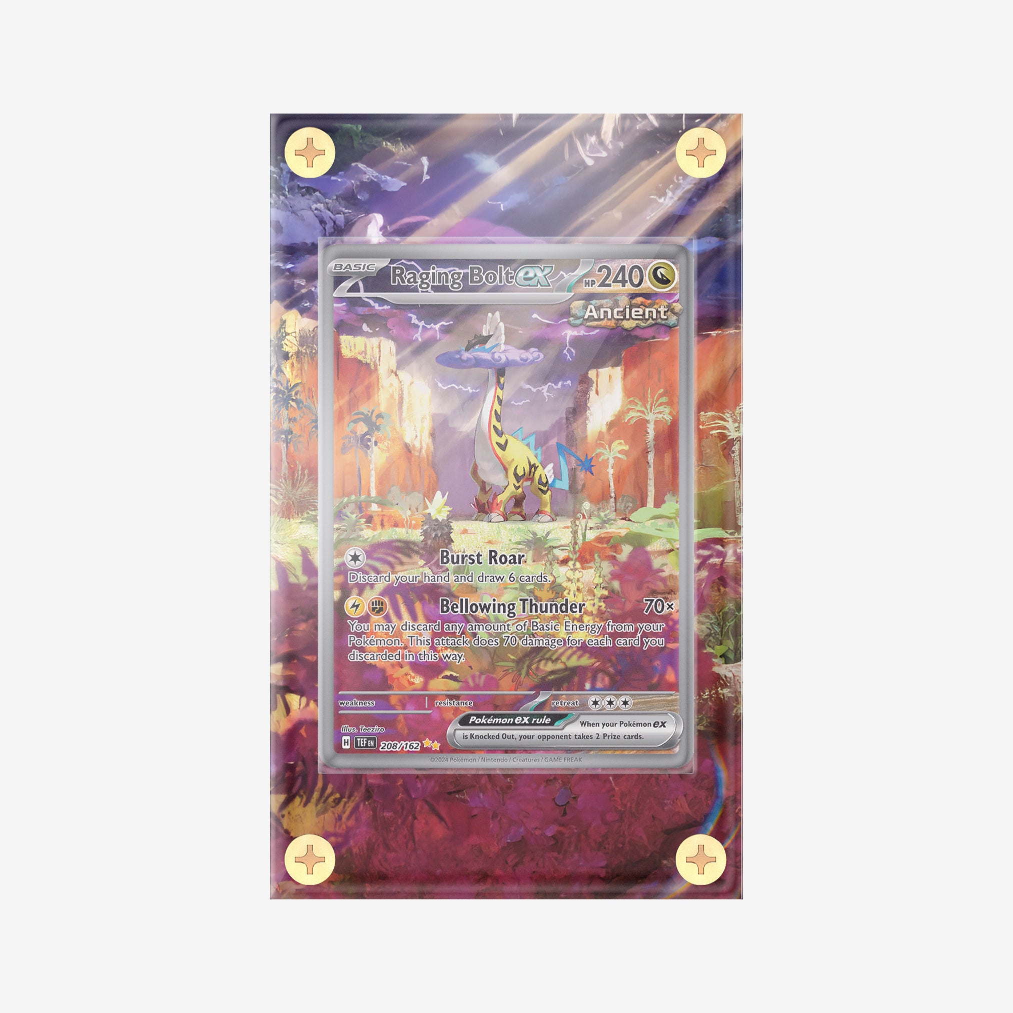 Raging Bolt Ex #208/162 : Temporal Forces - Pokemon Infinity Frames