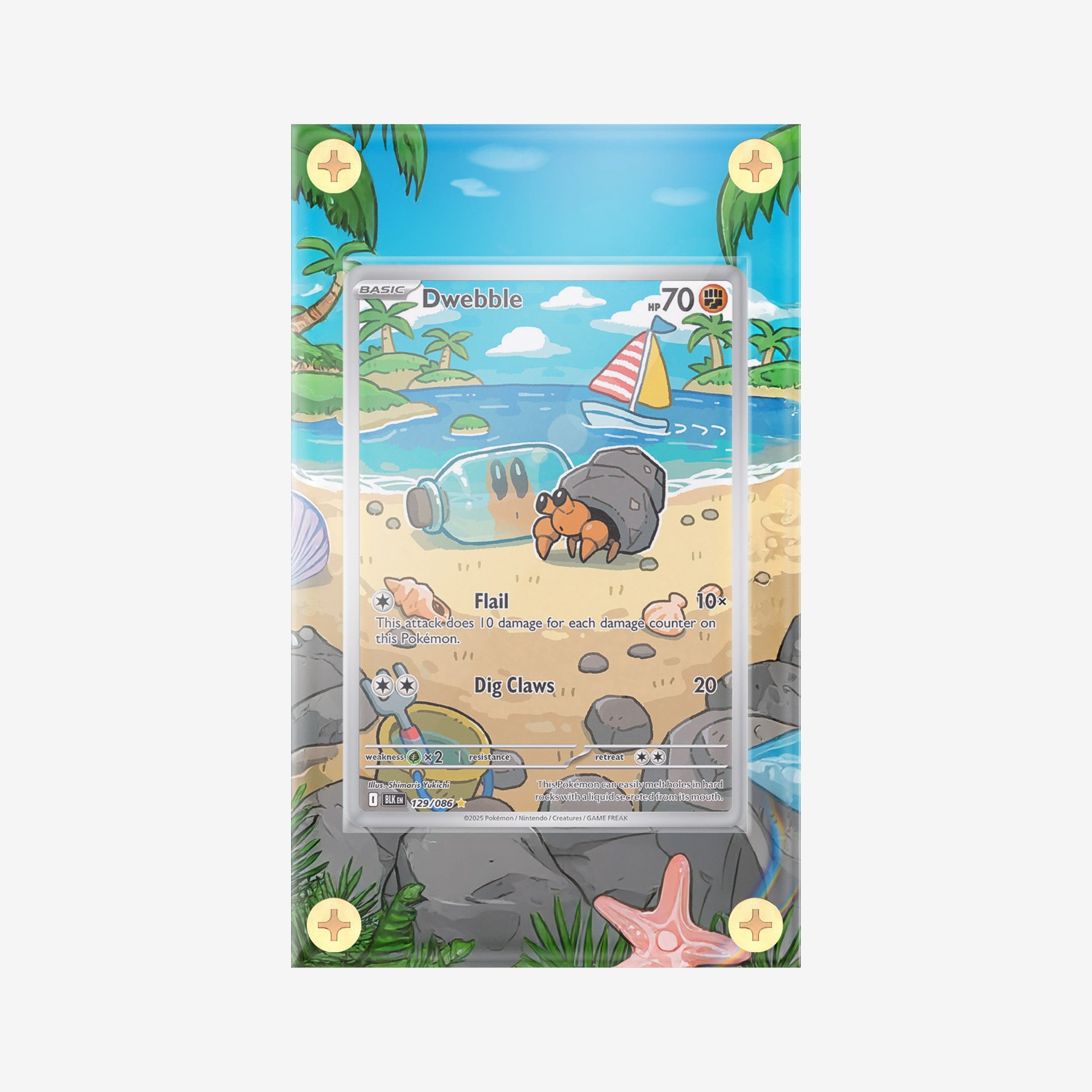 Dwebble IR - 129/086 - Black Bolt